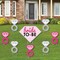 Big Dot of Happiness Bride-to-Be - Yard Sign & Outdoor Lawn Decorations - Bridal Shower or Classy Bachelorette Party Yard Signs - Set of 8